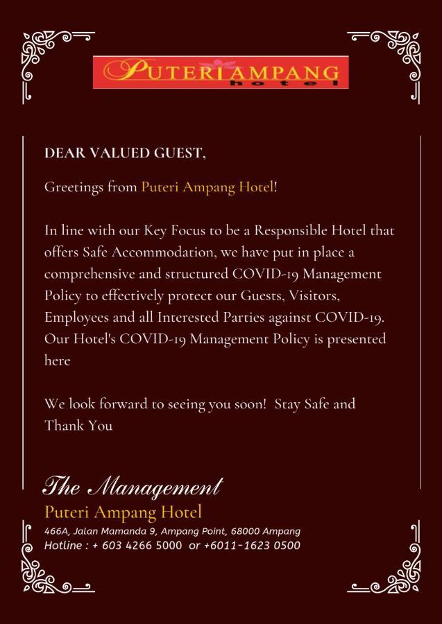 Puteri Ampang Hotel Ngoại thất bức ảnh